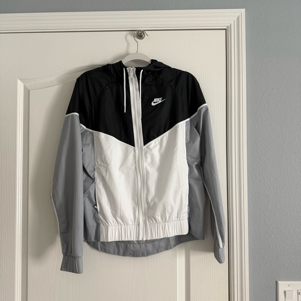 Nike Black, White, and Gray Jacket